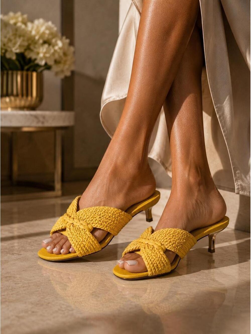 Aquazzura Women's Yellow Sandal
